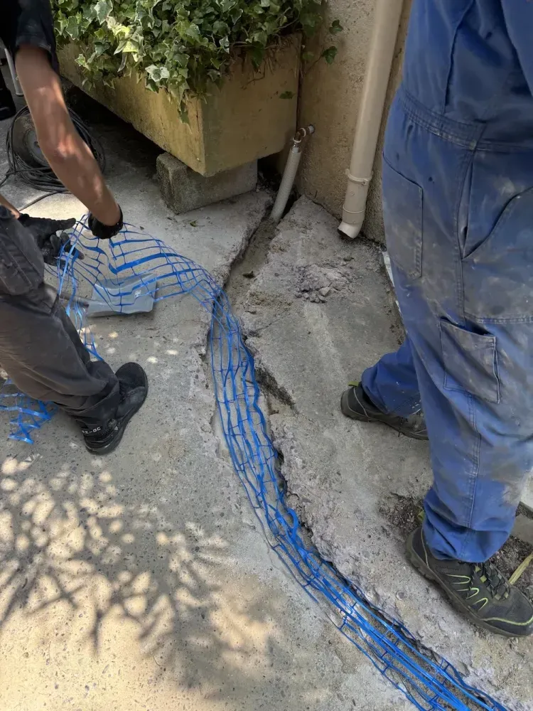 Création d’une nouvelle alimentation d’eau après détection de fuite à Cagnes-sur-Mer4