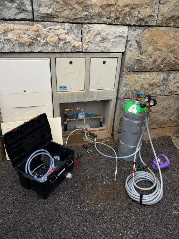 Détection de fuite sur canalisation enterrée avec gaz traceur à Cagnes-sur-Mer.